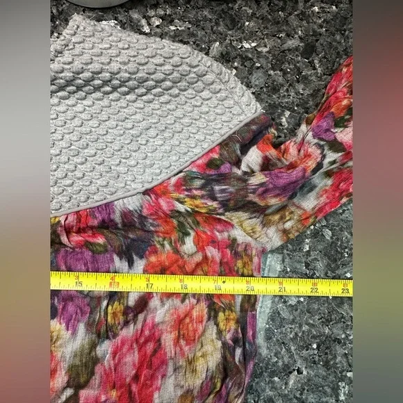 Anthropologie | Weston | Wool Blend Long Sleeve Boho Floral Blouse Size Small S - Picture 4 of 8